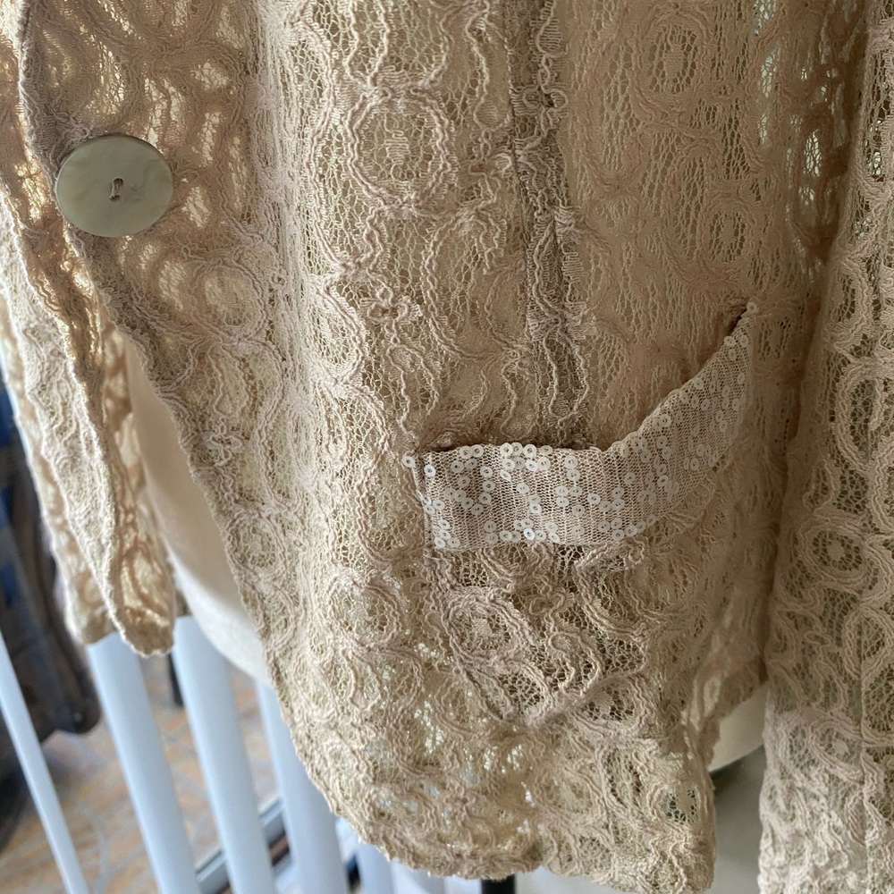 3/$10 Chico’s Lace Blazer - Picture 2 of 7